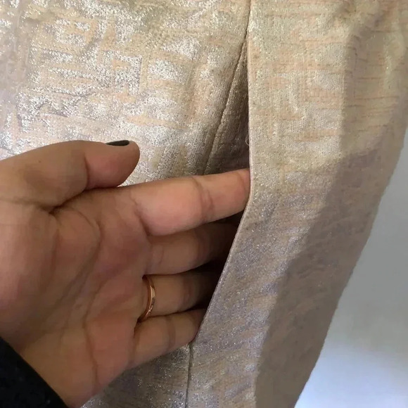 Loft Metallic Blush Skirt - Picture 5 of 7